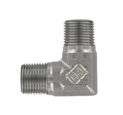 1/4" NPT male male 90 degree elbow