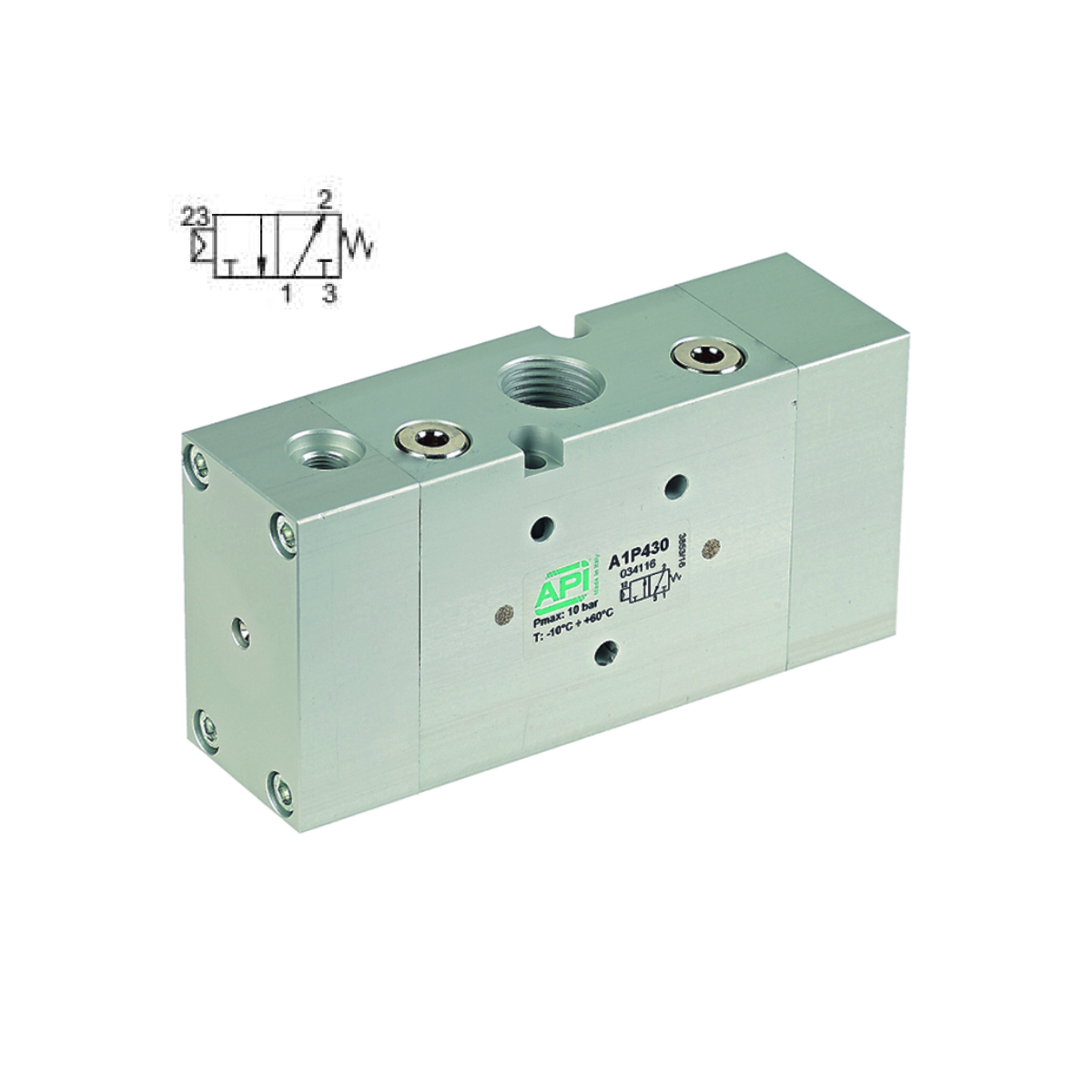 1/2” 3/2 NO Pneumatically Operated Valve