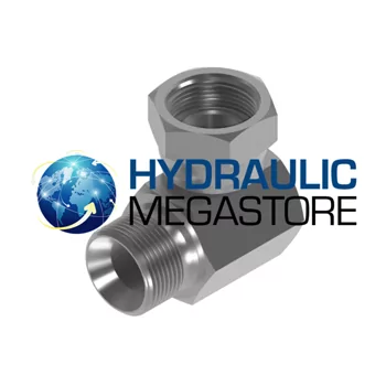 1/2 " BSP Male for Bonded Seal x 1/2 " BSP Swivel Female 90° Compact Elbow