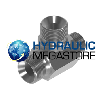 3/8" BSP x 1/2" BSP x 3/8" BSP Male Hex Tee