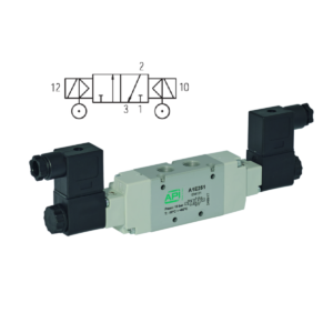 1/4" 3/2 Solenoid/Solenoid External Air Pilot Electrically Operated Valve
