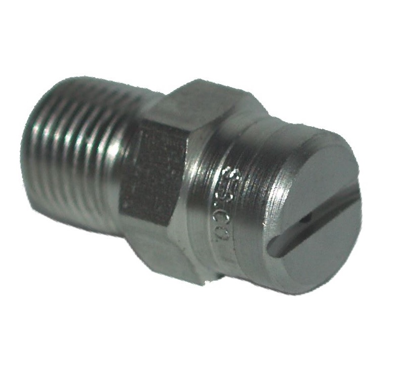 40° 1/8" NPT Male Wash Nozzle 10 Jet Size