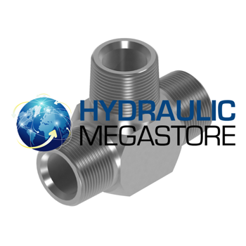 1/8" NPTF Male/Male/Male Tee