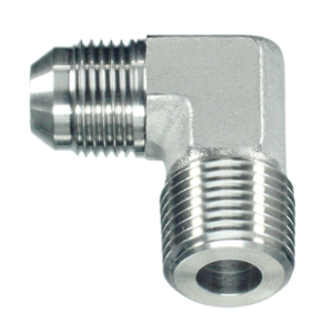 Stainless Steel JIC Male to BSP Taper Male 90° Elbow Adaptors