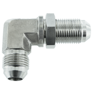Stainless Steel JIC 90° Elbow Bulkhead Adaptors