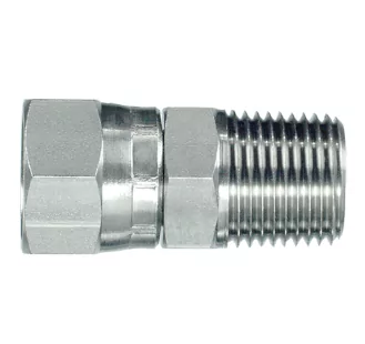 9/16"-18UNF 37° JIC swivel female to 1/4" NPT male adaptor