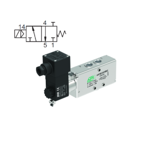3/2 NC Complete Stainless Encapsualted Coil Inline & NAMUR Interface Valve (Electronically Operated Ex dm)