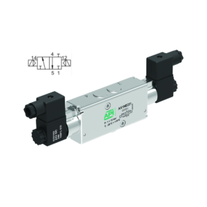 3/2 Solenoid/Solenoid Complete Stainless Intrinsic Safety Ex ia Inline NAMUR 1/4" Valve Interface (Electrically Operated)