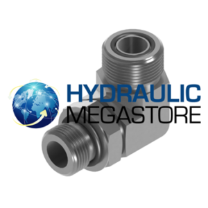 ORFS Male x BSP Male 90° Positional Forged Elbow