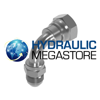 3/4" JIC x 1/2" BSP Male/Female 90° Swept