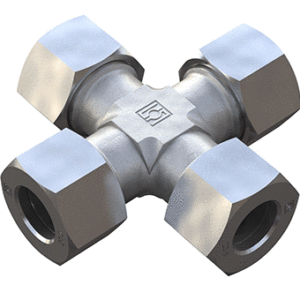 Mild Steel Cross Compression Fittings