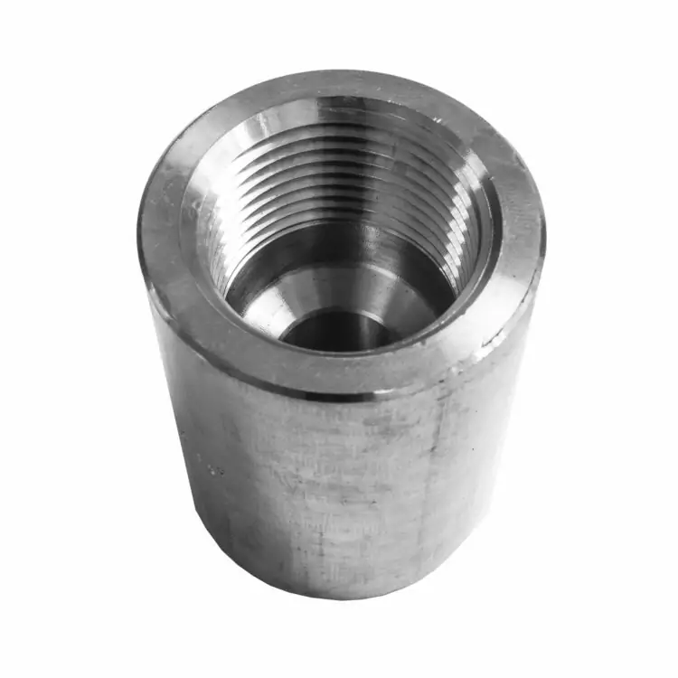 1/2" X 1/4" NPT REDUCING COUPLING 3000LB 316L STAINLESS STEEL