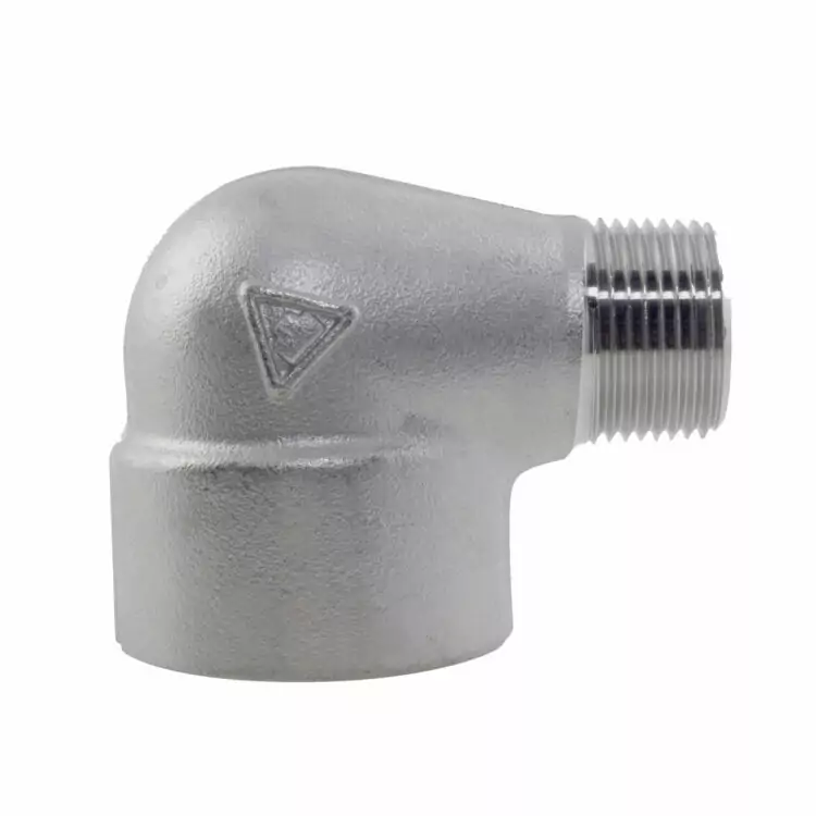 3/8" NPT 90° STREET ELBOW 3000LB 316/L STAINLESS STEEL
