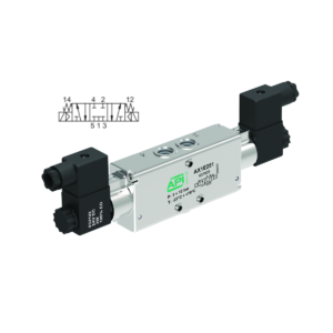 5/3 Closed Centres Inline Valve Interface (Electrically Operated)