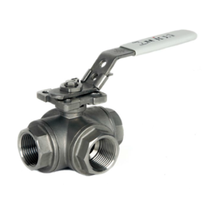 PN82 Stainless Steel 'T' Port Ball Valve