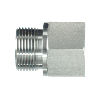 BSP MALE FEMALE REDUCER 9-010 AIGNEP STAINLESS STEEL ADAPTORS 1/8"-1/4" ST.ST 