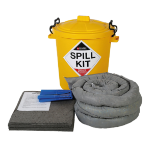 60 Litre Spill Kits In Tub With Click Down Lid
