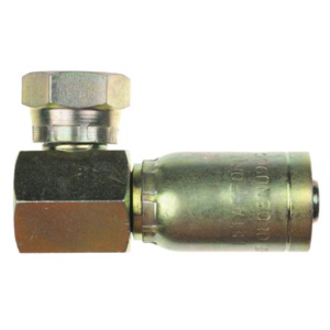 SAE Flat Faced Female 90° One Piece Hose Fitting