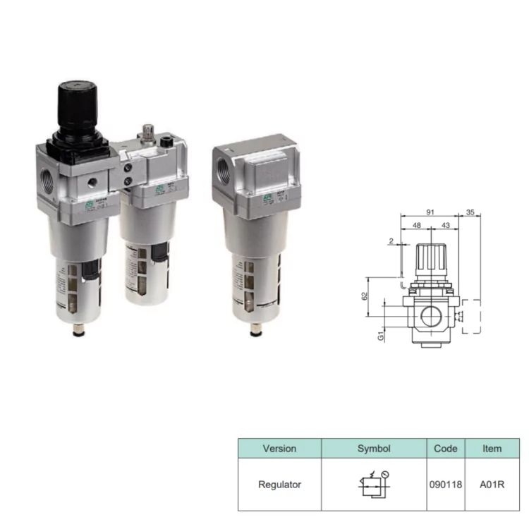 Pressure Regulator 1"