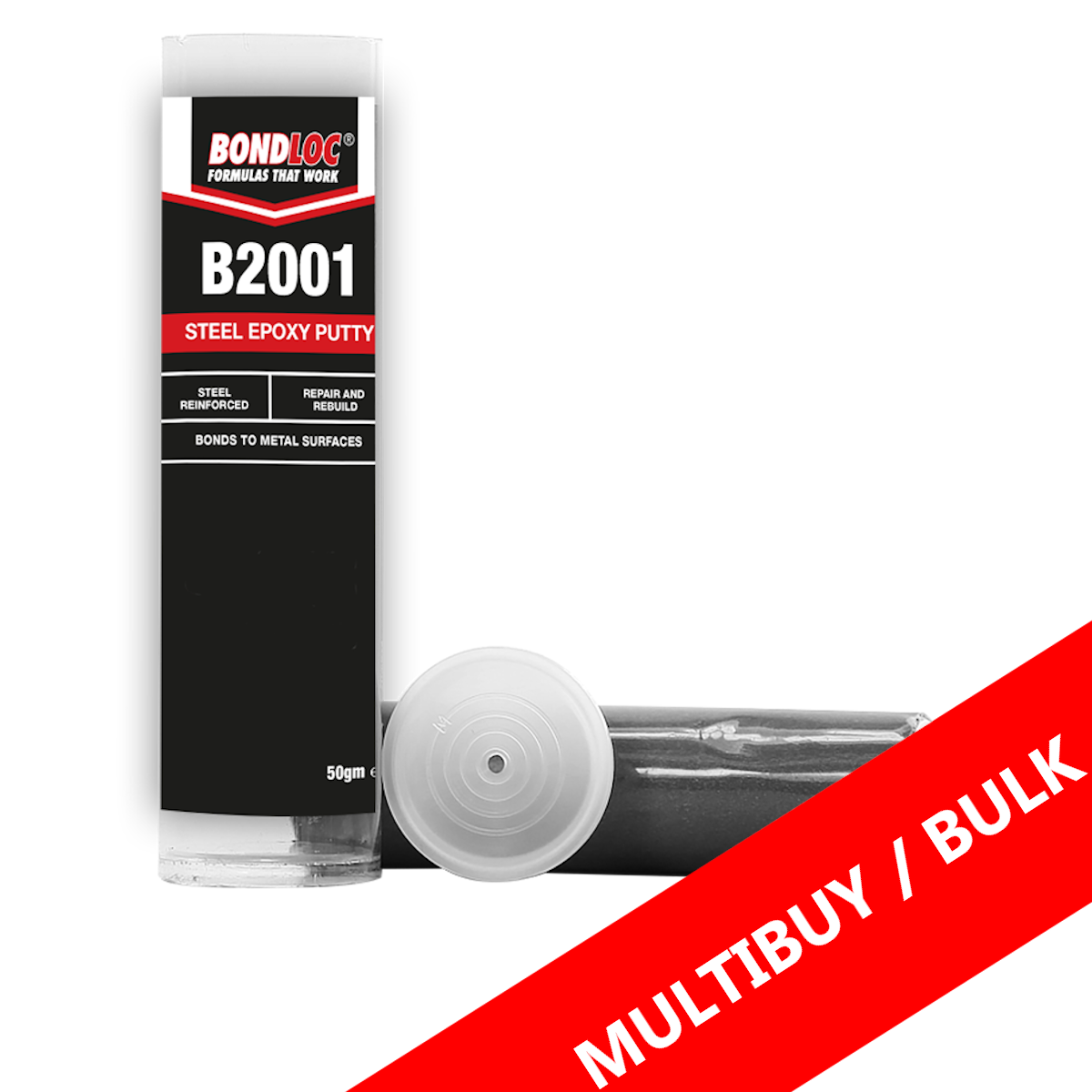 Epoxy Putty Sticks B2001 114g Steel Box Of 12 B2001 114g