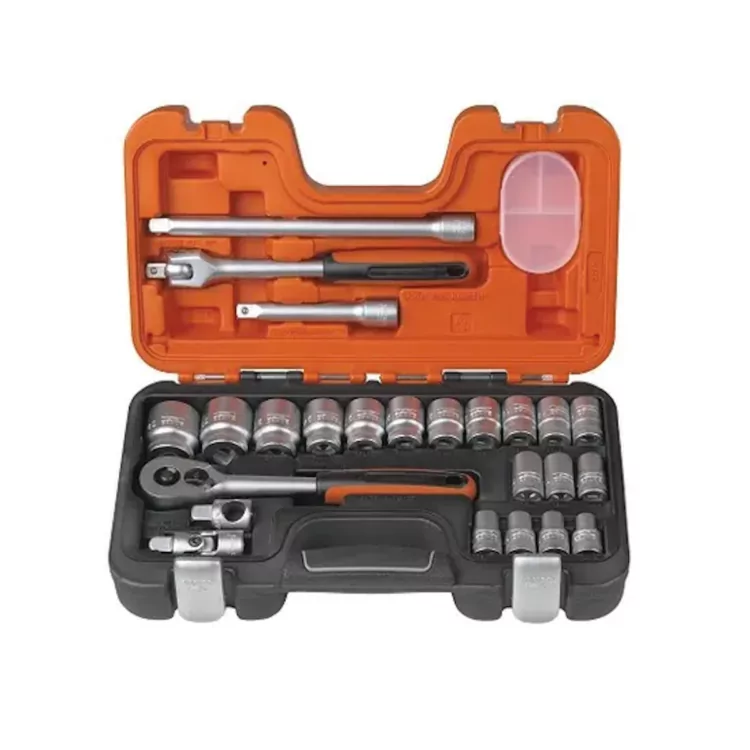 Bahco Socket Set of 24 Metric 1/2in Drive