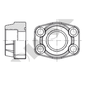 3000 Series Stainless Steel SAE Flanges