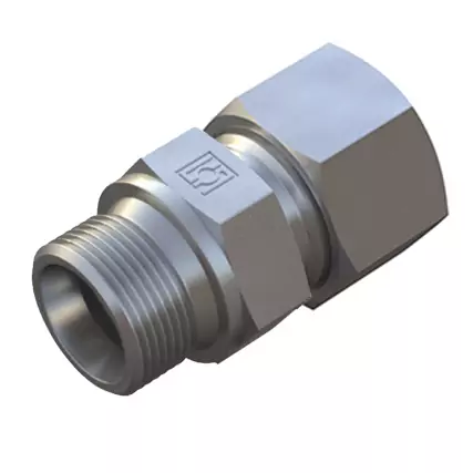 S Series 30mm Tube to 1" BSPP Male Stud Fitting- 60 °coned