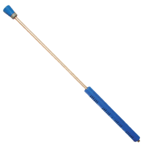 Blue Pressure Washer Lance with Solid Handle and Bend