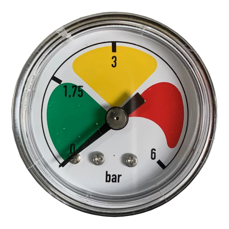 1/8" BSPT male threaded visual clogging indicator