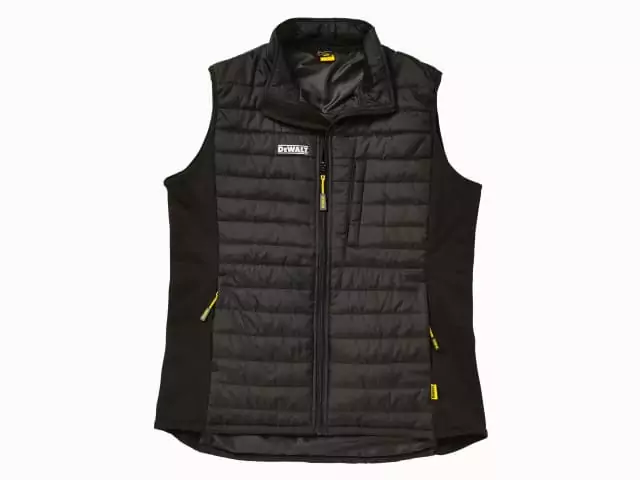 Force Black Lightweight Padded Gilet - L