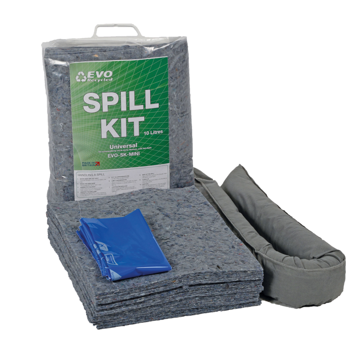 10 Litre Spill Kit in clip close bag