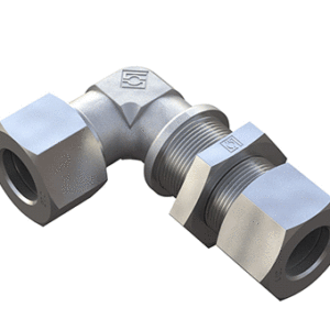 S Series Elbow Bulkhead Fitting - Complete with Lock Nut