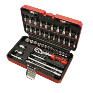 Faithfull Socket Set of 43 Metric 1/4in Square Drive