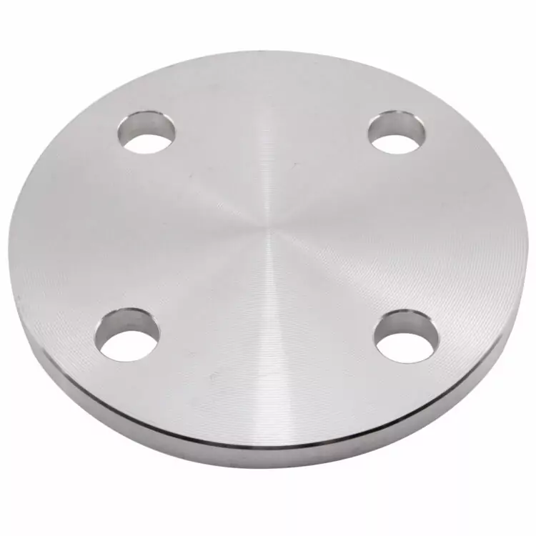 8" NB TABLE E FLAT FACE BLIND FLANGE BS10 316L STAINLESS STEEL