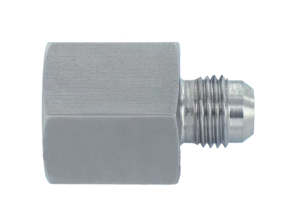 7/8 in-14 UNF 37 deg JIC male to 1/2 in BSPP female adapter