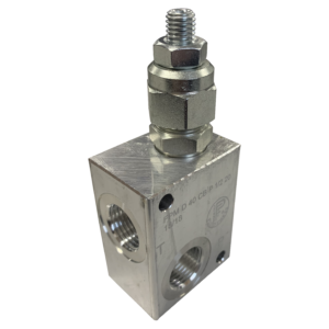 In-line pressure relief valve (aluminium)