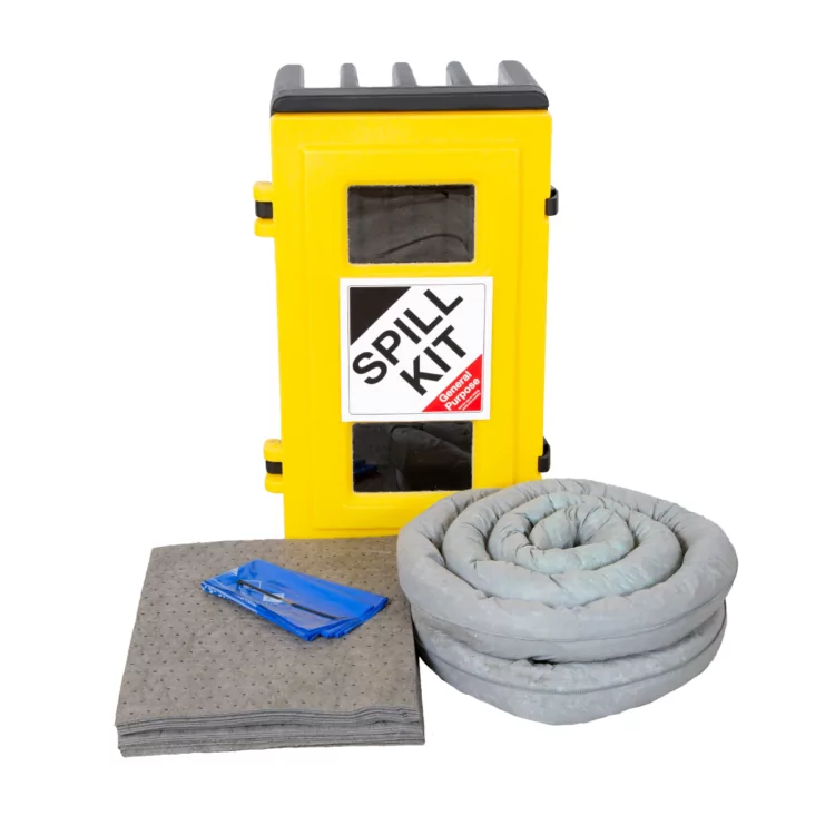 50L Chemical Spill Kit in Wall Cabinet