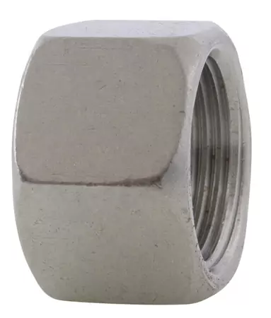 1" NPT HEXAGON CAP 150LB 316 STAINLESS STEEL