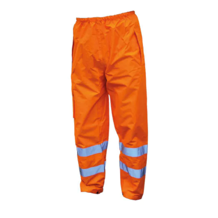 Hi-Vis Orange Motorway Trousers - L (40in)