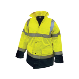 Hi-Vis Yellow/Black Motorway Jacket