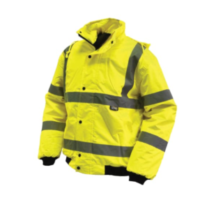 Hi-Vis Yellow Bomber Jacket