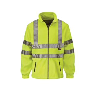 Hi-Vis Yellow Full Zip Fleece