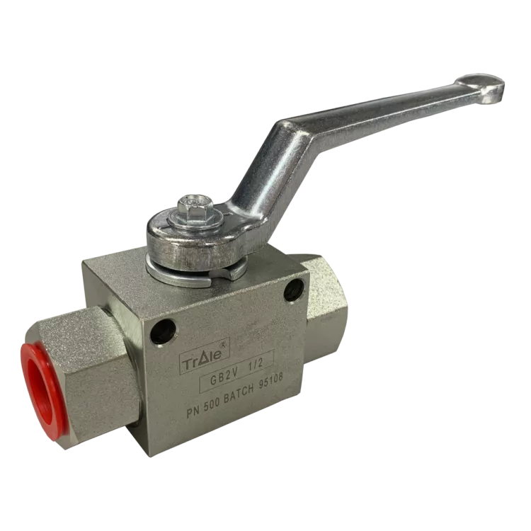 3/4" BSP female ported 2 way high pressure ball valve 315 bar