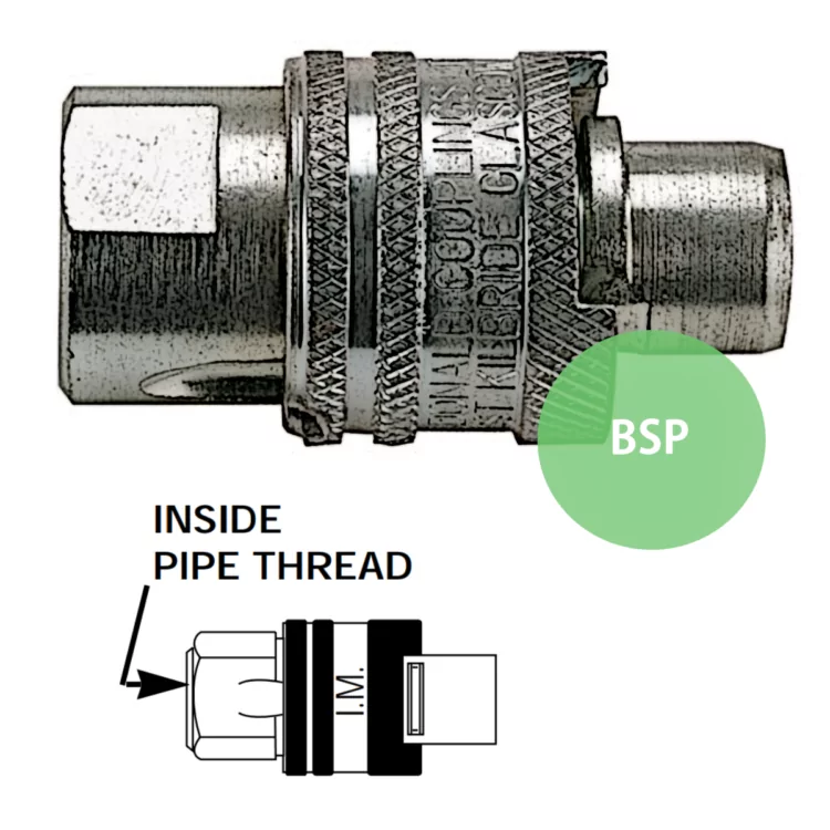 IM Macdonald Coupling 1/4" BSP