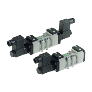 ISO 1 5/2 & 5/3 Electrically Operated Valve with In Line Pilot