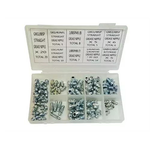 80 Piece Imperial Grease Nipple Kit