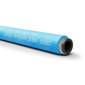 1/4" (6mm) Premium Rubber Blue Oxygen 20 Bar (Coil Length 100mt)