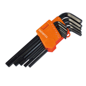 Long Arm Hex Key Set of 13 Metric (1.3-10mm)