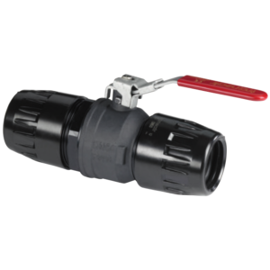 Transair Lockable Double Ball Valve