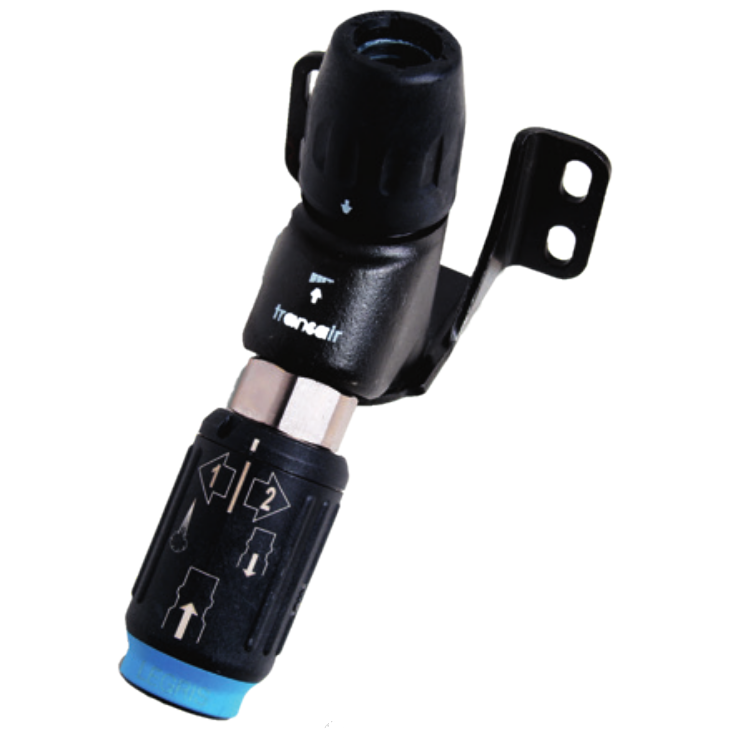 1 PORT 45° WALL BRACKET WITH COUPLER Ø 25 ISO B 8